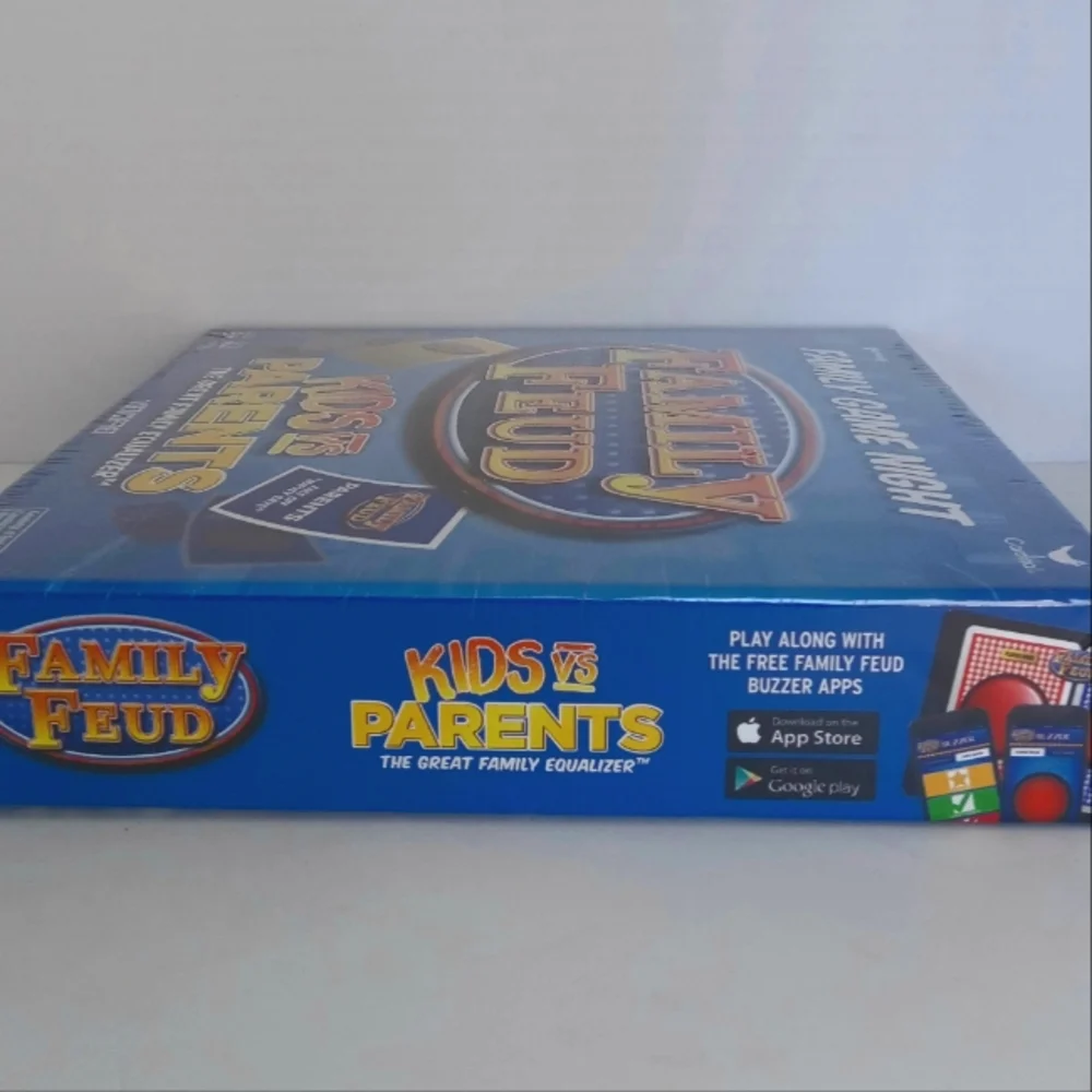 FAMILY FUED Board Game 'Kids vs Parents' NEW Unopened Box